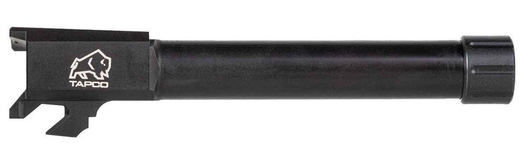 TAPCO TAP22027 SPRINGFIELD 9MM LUGER THREADED BLACK MELONITE STAINLESS STEEL, FITS SPRINGFIELD HELLCAT PRO