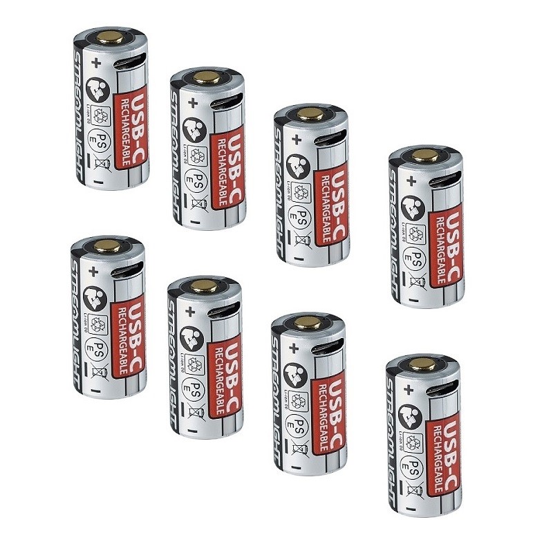 STREAMLIGHT 20238 SL-B9 BATTERY PACK  SILVER/BLACK 3.6 VOLTS (8) SINGLE PACK