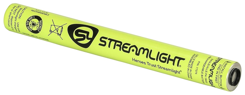 STREAMLIGHT 77375 BATTERY FOR ULTRASTINGER/SL-20L/SL-20LP  NEON GREEN 6.0 VOLTS
