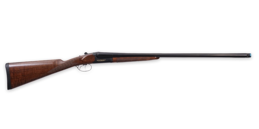 WEATHERBY OG14128DSM ORION  410 GAUGE BREAK OPEN 3" 2 SHOT 28" BLUED SIDE BY SIDE BARREL, BLUED STEEL RECEIVER, STRAIGHT ENGLISH W/SPLINTER FOREND WALNUT WOOD STOCK