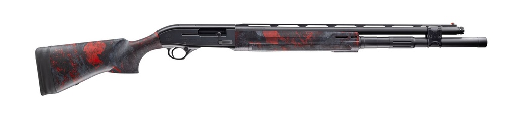 BERETTA USA J32CP14F1 A300 ULTIMA COMPETITION 12 GAUGE SEMI-AUTO 3" 10+1 24" BLACK OVER/UNDER VENT RIB BARREL, BLACK ALUMINUM RECEIVER, KICK-OFF REALTREE LAVA FIRE CAMO SYNTHETIC STOCK, RIGHT HAND