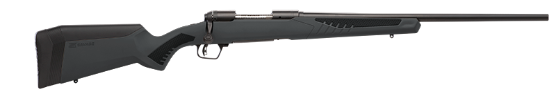 SAVAGE ARMS 57041 110 HUNTER FULL SIZE 7MM REM 3+1 24" MATTE BLACK BUTTON-RIFLED BARREL, MATTE BLACK DRILLED & TAPPED CARBON STEEL RECEIVER, ADJ ACCUSTOCK MATTE GRAY SYNTHETIC STOCK, RIGHT HAND