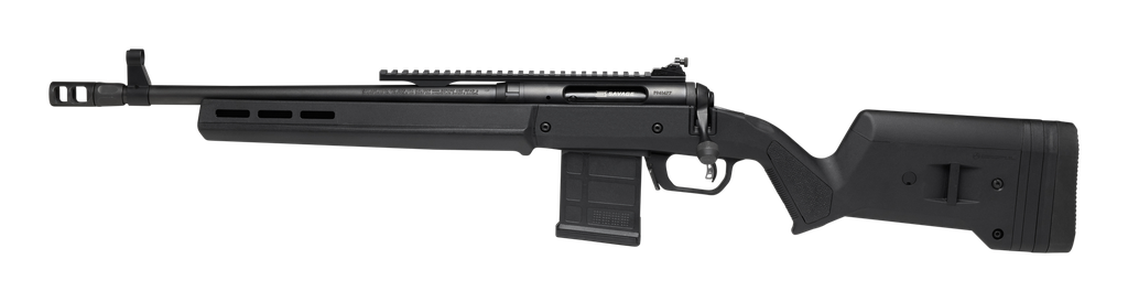 SAVAGE ARMS 58181 110 SCOUT FULL SIZE 308 WIN 10+1 16.50" MATTE BLACK THREADED BARREL, PICATINNY RAIL CARBON STEEL RECEIVER, BLACK MAGPUL HUNTER SYNTHETIC STOCK, LEFT HAND