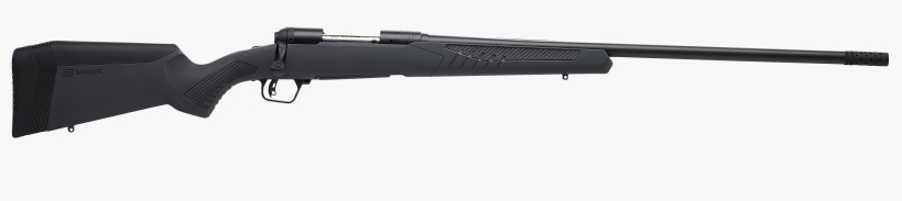 SAVAGE ARMS 57035 110 LONG RANGE HUNTER FULL SIZE 7MM REM 3+1 26" MATTE BLACK THREADED BARREL, MATTE BLACK DRILLED & TAPPED CARBON STEEL RECEIVER, ADJ ACCUSTOCK MATTE GRAY SYNTHETIC STOCK, RIGHT HAND