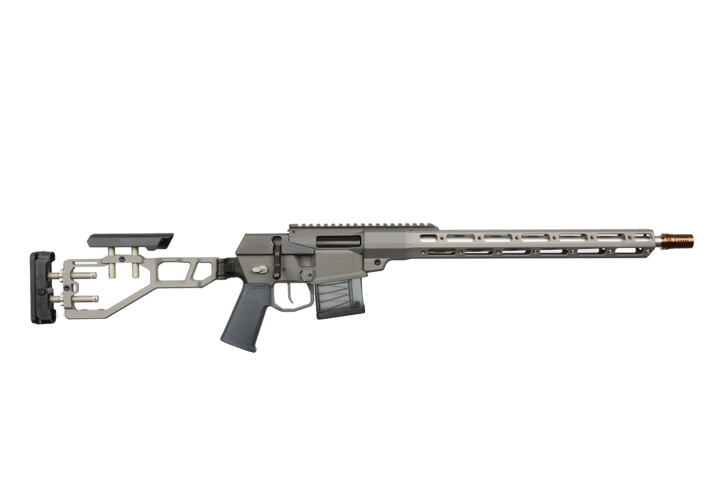 Q LLC MINIFIX55616INGRAY MINI FIX  5.56X45MM NATO 16" TAPERED BARREL, GRAY, FULLY ADJUSTABLE FOLDING STOCK, MAGPUL K GRIP, 15" Q-SERT HANDGAURD, AR/M4 STYLE MAG, CHERRY BOMB BRAKE, AMBI CONTROLS