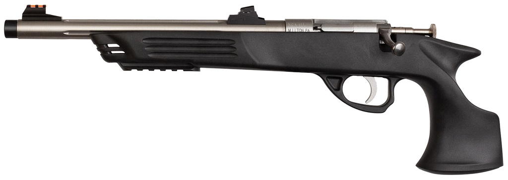 CRICKETT KSA696 ADULT PISTOL  22 LR 1RD 10.50" STAINLESS STEEL THREADED BARREL W/CAP, WILLIAMS FIRE SIGHTS, INTEGRATED PICATINNY ACCESSORY RAIL, SYNTHETIC GRIP, REBOUNDING FIRING PIN SAFETY