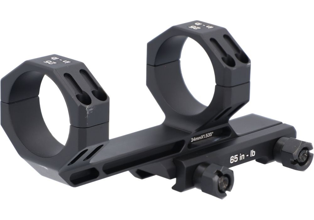 SIG SAUER ELECTRO-OPTICS SOA20015 ALPHA MSR SCOPE MOUNT/RING COMBO BLACK ANODIZED 34MM | 0 MOA