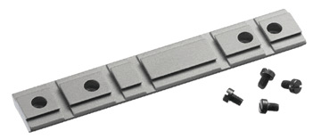 RUGER 90226 SCOPE BASE ADAPTER  SILVER ALUMINUM FITS RUGER 10/22 & 96/22 TIP-OFF/WEAVER MOUNT