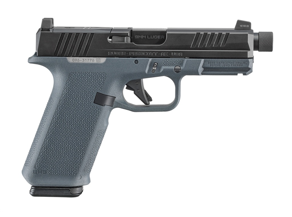 RUG 19447 RXM       9MM 4.5   TB STLTHGRY      17R