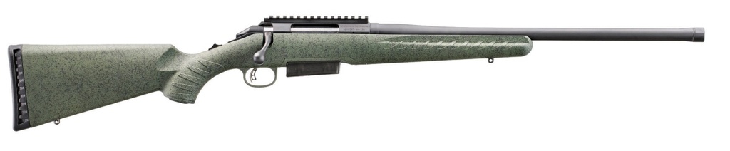 GLENFIELD 52007 MODEL A  FULL SIZE 450 BUSHMASTER 3+1 20" MATTE BLACK THREADED BARREL, MATTE BLACK ALLOY STEEL RECEIVER W/PICATINNY RAIL, MOSS GREEN SPLATTER FIXED SYNTHETIC STOCK, THREAD PROTECTOR