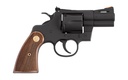 COLT MFG PYTHONBM2WTS PYTHON  357 MAG 38 SPECIAL 6 SHOT 2.50" MATTE BLUED CARBON STEEL BARREL, CYLINDER & FRAME, EXPOSED HAMMER