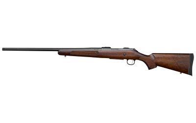 CZ-USA 07719 600+ AMERICAN FULL SIZE 6.5 CREEDMOOR 5+1  24" BLACK NITRIDE THREADED BARREL, BLACK NITRIDE STEEL DRILLED & TAPPED RECEIVER, TURKISH WALNUT FIXED STOCK
