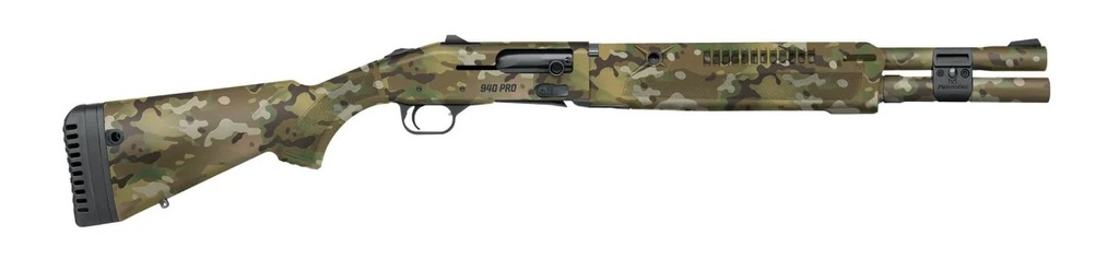 MOSSBERG 85188 940 PRO TACTICAL SPX 12 GAUGE SEMI-AUTO 3" 7+1 18.50" OVERALL MULTICAM HEAT SHIELD BARREL, ALUMINUM DRILLED & TAPPED RECEIVER, ADJUSTABLE MULTICAM SYNTHETIC STOCK,