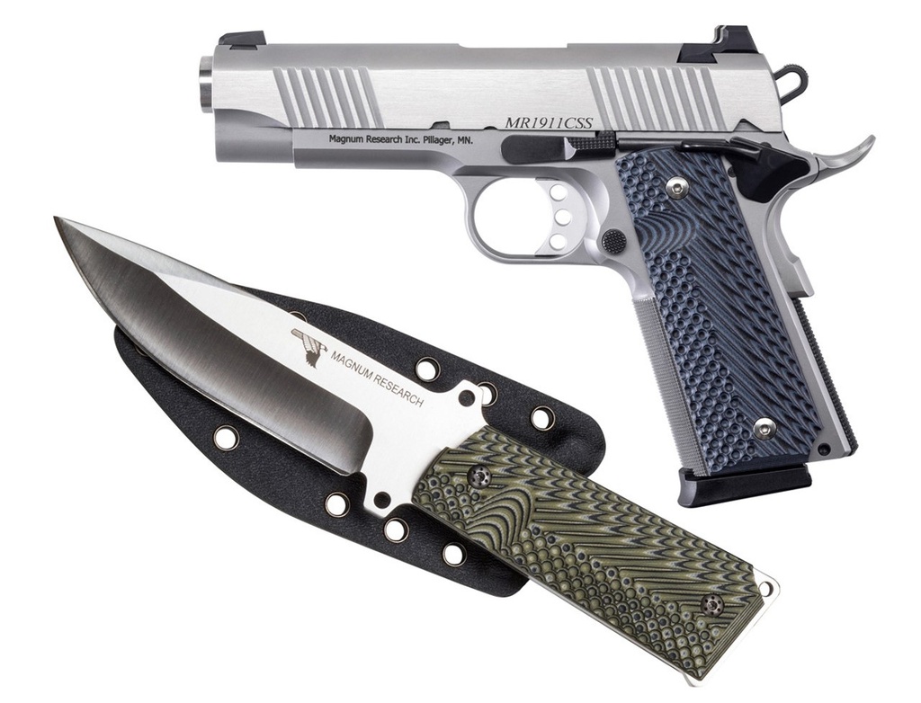 MAG DE1911C9SSK 1911 9MM C 4.33 W/KNF SS/BLK