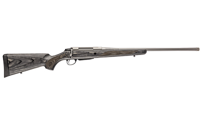 TIKKA JRTXG37022MT T3X LAMINATED FULL SIZE 7MM REM MAG 3+1 22.40" STAINLESS THREADED BARREL, STAINLESS STEEL DRILLED & TAPPED RECEIVER, OIL GRAY FIXED LAMINATE STOCK, RIGHT HAND
