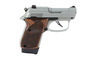 BERETTA USA J30X32R8IN 30X JUST IN CASE MICRO-COMPACT FRAME 32 ACP 8+1 2.90" INOX CARBON STEEL BARREL & SERRATED SLIDE, INOX ALUMINUM FRAME, HELICA TEXTURED WOOD GRIP