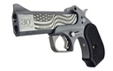 BOND ARMS BA30THVET-45LC/410 30TH VET  45 COLT (LONG COLT)/410 GAUGE 2 SHOT 4.25" ENGRAVED MATTE BARREL, ROUGH MATTE STAINLESS STEEL FRAME, BLACK GRIPS