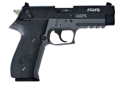 GSG GERG2213TFFSA FIREFLY  22 LR 13+1 4.90" BLACK THREADED BARREL, ALUMINUM SERRATED SLIDE, SMOKE GRAY ALUMINUM FRAME W/PICATINNY RAIL, TEXTURED GRIP