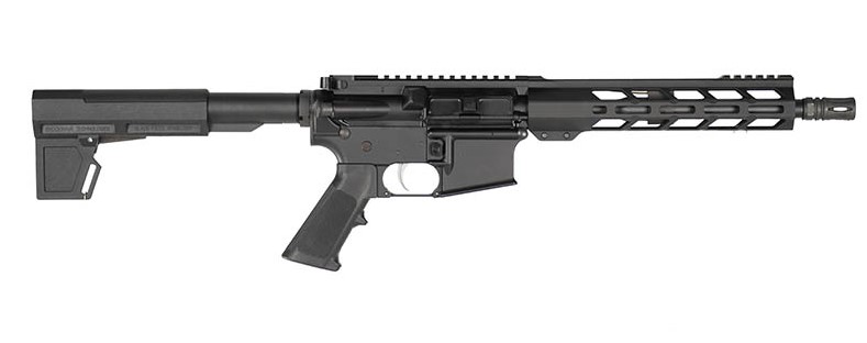 HI-POINT HP15P300BLK HP 15P 300 BLACKOUT 30+1 10.50" BLACK THREADED BARREL, BLACK ALUMINUM RECEIVER W/PICATINNY RAIL, M-LOK HANDGUARD, BLADE BLACK POLYMER BRACE, BLACK POLYMER GRIP