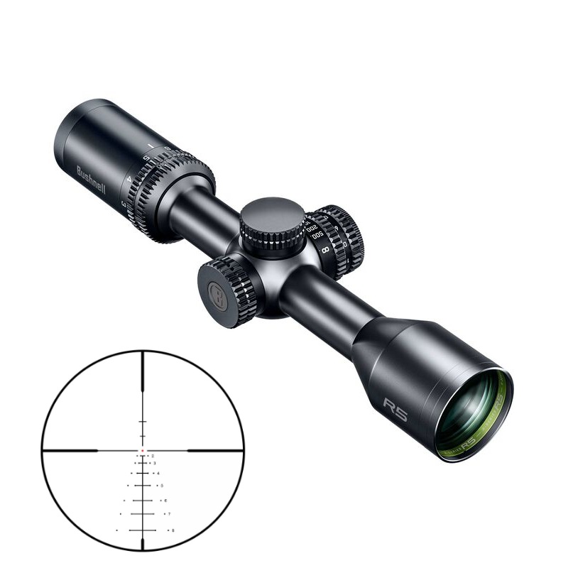 BUSHNELL R5-41240S25 R5  BLACK 4-12X 40MM 1" TUBE ILLUMINATED DOA-LRH800 RETICLE