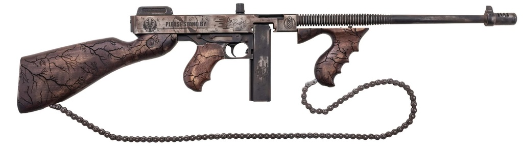 THOMPSON T150DC8 1927A-1 WASTELANDER .45 CAL 50+1 18" FINNED BARREL, ALUMINUM RECEIVER, FIXED STOCK