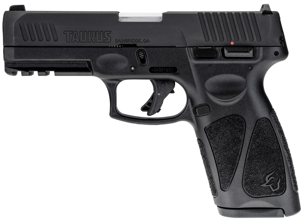 TAURUS 1G3B941MA G3 *MA COMPLIANT 9MM LUGER MATTE STAINLESS STEEL 4" BARREL 10+1, POLYMER FRAME WITH PICATINNY ACC. RAIL, TENIFER MATTE BLACK STEEL SLIDE, RE-STRIKE CAPABILITY, MANUAL SAFETY