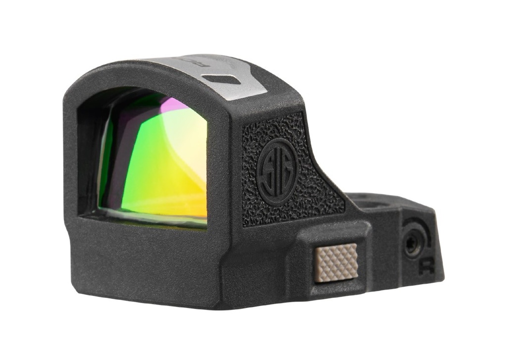 SIG SAUER ELECTRO-OPTICS SOR02100 ROMEO-RS COMPACT BLACK 1X24MM  2 MOA RED DOT/32 MOA CIRCLE RETICLE