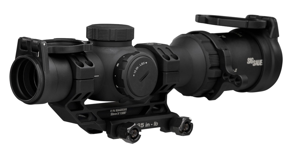 SIG SAUER ELECTRO-OPTICS SOTMC61000 TANGO-MSR  BLACK 1-6X24MM, 30MM TUBE ILLUMINATED BDC RETICLE