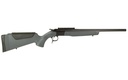 CVA CR4435 SCOUT  243 WIN 1RD 20" BLUED THREADED BARREL, BLUED PICATINNY RAIL RECEIVER, STEALTH GRAY FIXED SYNTHETIC STOCK