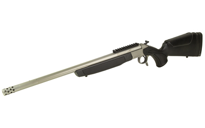CVA CR4445S SCOUT TAKEDOWN 444 MARLIN 1RD 22" STAINLESS FLUTED THREADED BARREL, STAINLESS STEEL RECEIVER W/PICATINNY RAIL, ADJ COMB & LOP BLACK SYNTHETIC STOCK