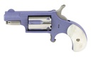 NORTH AMERICAN ARMS 22LRORCHID MINI-REVOLVER  22 LR 5 SHOT 1.13" ORCHID CERAKOTE STAINLESS STEEL BARREL & FRAME, ORCHID/STAINLESS CYLINDER, WHITE PEARLITE GRIP, STAINLESS EXPOSED HAMMER
