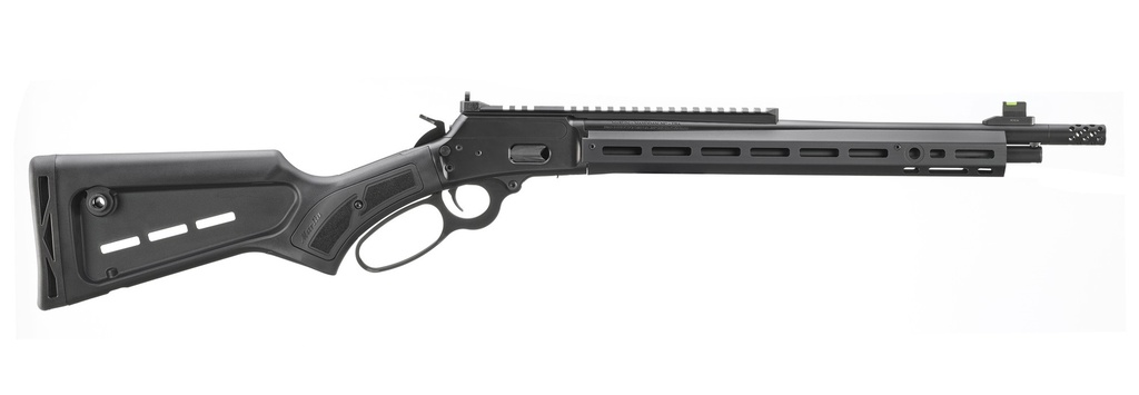 MARLIN 70904 1894 DARK SERIES 357 MAG/38 SPECIAL 8+1 16.17" SATIN BLACK THREADED BARREL, SATIN BLACK PICATINNY RAIL ALLOY STEEL RECEIVER, M-LOK HANDGUARD, CHEEK RISER & M-LOK SLOTS BLACK POLYMER STOCK