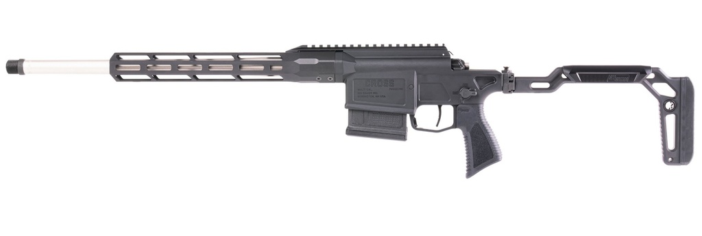 SIG SAUER CROSS24316BTRX CROSS TRAX 243 WIN 5+1 16" STAINLESS THREADED BARREL, BLACK ANODIZED PICATINNY RAIL ALLOY STEEL RECEIVER, M-LOK HANDGUARD, BLACK MINIMALIST FOLDING STOCK, BLACK POLYMER GRIP