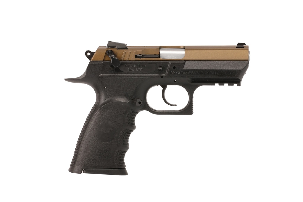 MAGNUM RESEARCH BE99153RSLBB BABY EAGLE III  9MM 15+1 3.85" BURNT BRONZE CARBON STEEL SLIDE BLACK TEXTURED