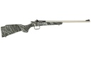 CRICKETT KSA2444 GEN2  YOUTH 22 LR 1RD 16.13" STAINLESS SINGLE SHOT BARREL, STAINLESS STEEL RECEIVER, BLACK W/WHITE WEBBING FIXED SYNTHETIC STOCK