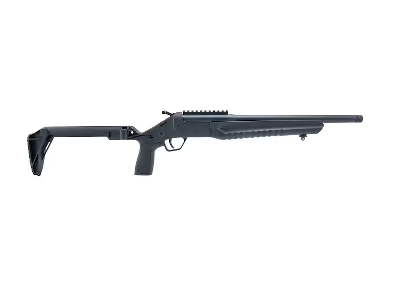ROSSI LWC300B-BKFS LWC  300 BLACKOUT SINGLE SHOT 16.50" BLACK OXIDE THREADED BARREL, BLACK PICATINNY RAIL ALLOY STEEL RECEIVER, FOLDING BLACK POLYMER STOCK