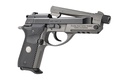 GIRSAN 390890 MC 14TX  380 ACP 13+1 4.90" TUNGSTEN CERAKOTE SPIRAL FLUTED THREADED TIP-UP BARREL, MATTE BLACK SERRATED STEEL SLIDE, TUNGSTEN CERAKOTE ALUMINUM FRAME W/PICATINNY RAIL, BLACK G10 GRIP