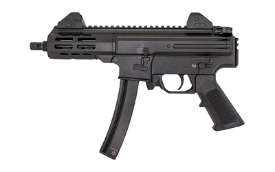 MAC 12755001 IX  9MM LUGER 30+1 6.50" THREADED BARREL, PICATINNY RAIL RECEIVER & REAR, BLACK POLYMER GRIP