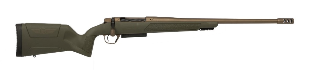 CHRISTENSEN ARMS 8011503601 EVOKE  7MM BC 3+1 20" DARK GRAY CERAKOTE BUTTON RIFLED/THREADED BARREL, DARK GRAY CERAKOTE PICATINNY RAIL STEEL RECEIVER, ADJUSTABLE GRAY W/BRONZE LOGO POLYMER STOCK