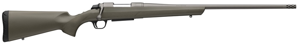 BROWNING 035842224 AB3  270 WIN 4+1 22" TUNGSTEN CERAKOTE THREADED SPORTER BARREL, TUNGSTEN CERAKOTE DRILLED & TAPPED STEEL RECEIVER, FIXED W/TEXTURED GRIP PANELS OD GREEN COMPOSITE STOCK
