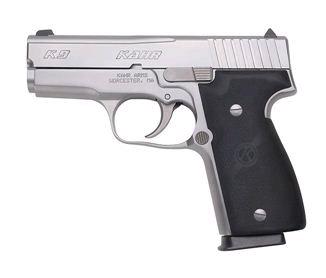 KAHR ARMS K9093A K9  9MM LUGER 7+1/8+1 3.47" STAINLESS POLYGONAL RIFLED BARREL, MATTE SERRATED STAINLESS STEEL SLIDE, MATTE STAINLESS STEEL FRAME, BLACK TEXTURED WRAPAROUND POLYMER GRIP, RIGHT HAND