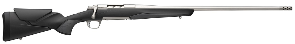 BROWNING 036008294 X-BOLT 2 HUNTER FULL SIZE 6.5 PRC 3+1 24" STAINLESS STEEL THREADED BARREL, DRILLED & TAPPED STAINLESS STEEL RECEIVER, ADJ VARI-TECH BLACK COMPOSITE STOCK W/ADJUSTABLE COMB & LOP