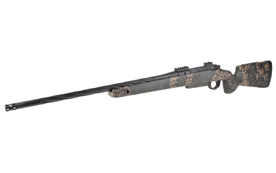 SEEKINS PRECISION 0011710231-F HAVAK PH3 6.5 PRC 20" BLACK FLUTED THREADED BARREL, BLACK PICATINNY RAIL STEEL RECEIVER, ADJ CHEEK RISER WOODLAND SHADOW SYNTHETIC STOCK