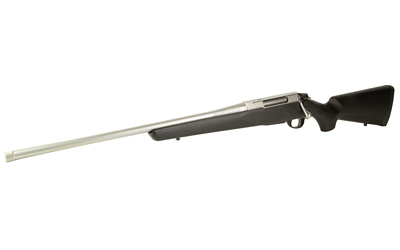 TIKKA JRTXB47122MT T3 LITE FULL SIZE 7MM PRC 3+1 22.40" STAINLESS THREADED BARREL, DRILLED & TAPPED STAINLESS STEEL RECEIVER, FIXED BLACK SYNTHETIC STOCK, LEFT HAND
