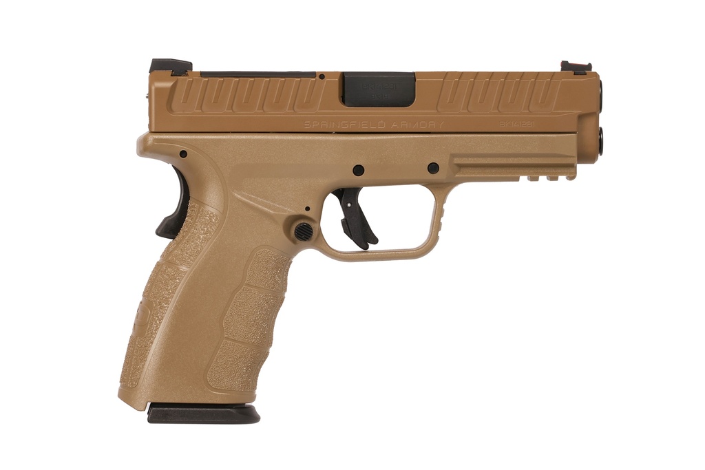 SPRINGFIELD ARMORY XDDG9101FOSP XD MOD3 OSP 9MM LUGER 16+1 4" BLACK MELONITE STEEL BARREL, STEEL OPTIC READY/SERRATED SLIDE, FLAT DARK EARTH POLYMER FRAME W/PICATINNY RAIL