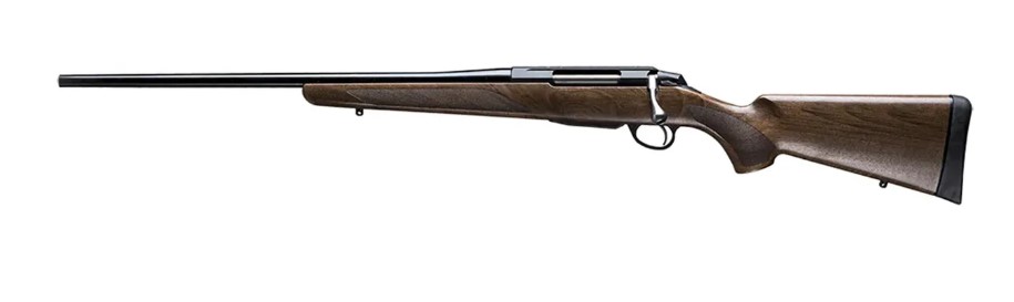 TIKKA JRTXA41520MT T3X HUNTER FULL SIZE 243 WIN 3+1 20" MATTE BLUED THREADED BARREL, BLUED DRILLED & TAPPED STEEL RECEIVER, FIXED OILED WALNUT STOCK, LEFT HAND