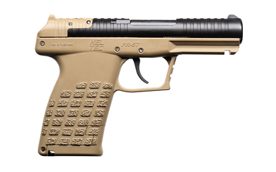 KEL-TEC PR57TAN PR57  COMPACT FRAME 5.7X28MM 20+1 4" BLACK STEEL BARREL, TAN OPTIC READY/SERRATED SLIDE, TAN TEXTURED GRIP
