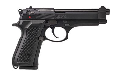 DERYA FIREARMS MELIK9TR MELIK  9MM LUGER 17+1 4.90" BLACK MELONITE STEEL BARREL, BLACK MELONITE SERRATED STEEL SLIDE,  BLACK ALUMINUM FRAME, BLACK POLYMER GRIP
