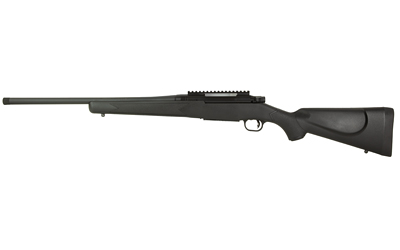 MOSSBERG 28235 PATRIOT CARBINE 7MM PRC 3+1 20" MATTE BLUED THREADED BULL BARREL, MATTE BLUED PICATINNY RAIL RECEIVER, BLACK FIXED SYNTHETIC STOCK