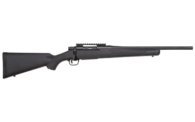 MOSSBERG 28230 PATRIOT CARBINE 6.5 CREEDMOOR 5+1 18" MATTE BLUED THREADED BULL BARREL, MATTE BLUED PICATINNY RAIL RECEIVER, BLACK FIXED SYNTHETIC STOCK